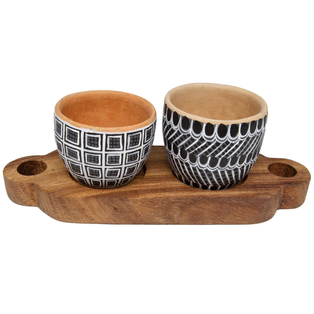 3 Piece Entertaining Serving Set with Parota Tray - Image 10