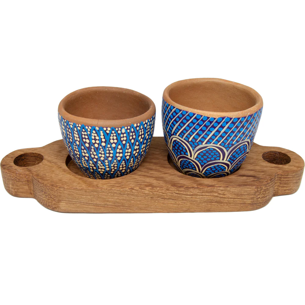 3 Piece Entertaining Serving Set with Parota Tray - Image 18