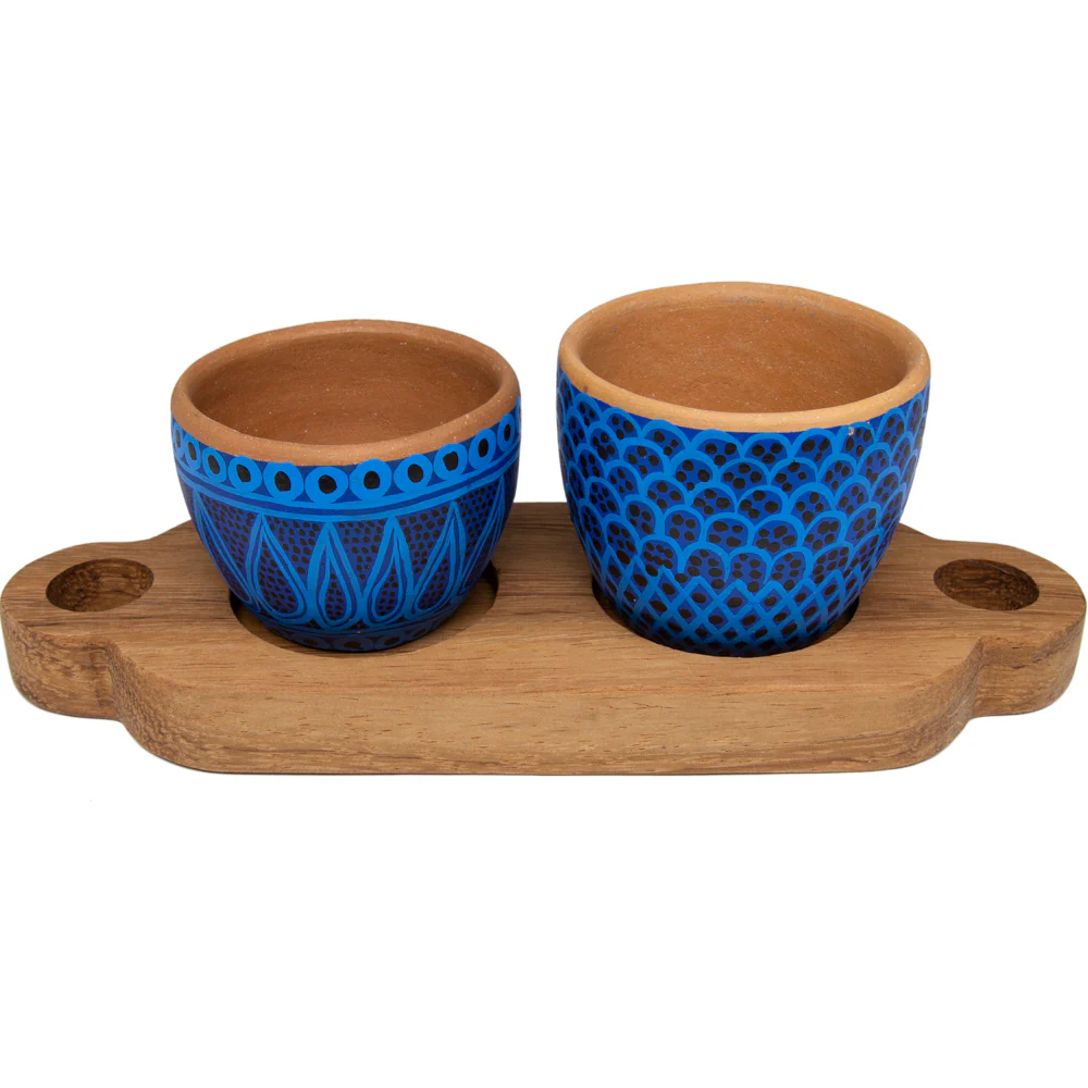 3 Piece Entertaining Serving Set with Parota Tray - Image 21