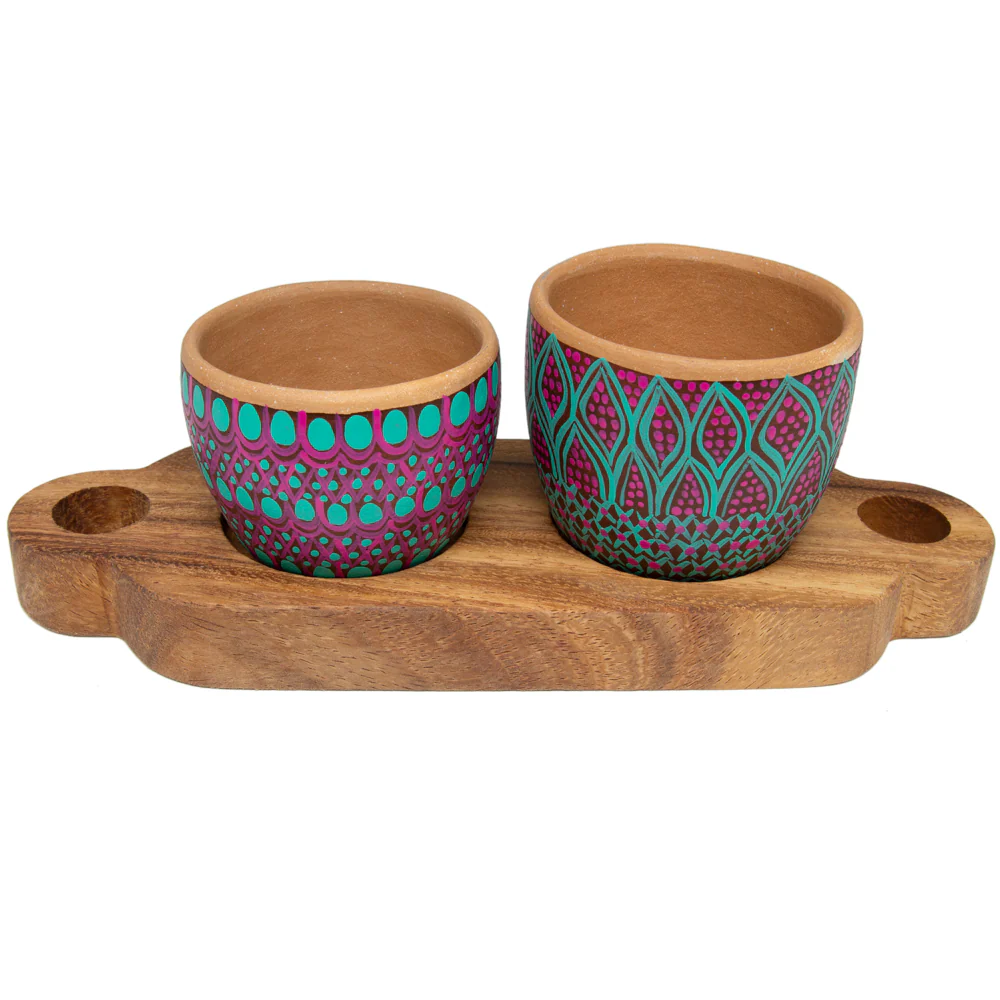 3 Piece Entertaining Serving Set with Parota Tray - Image 22