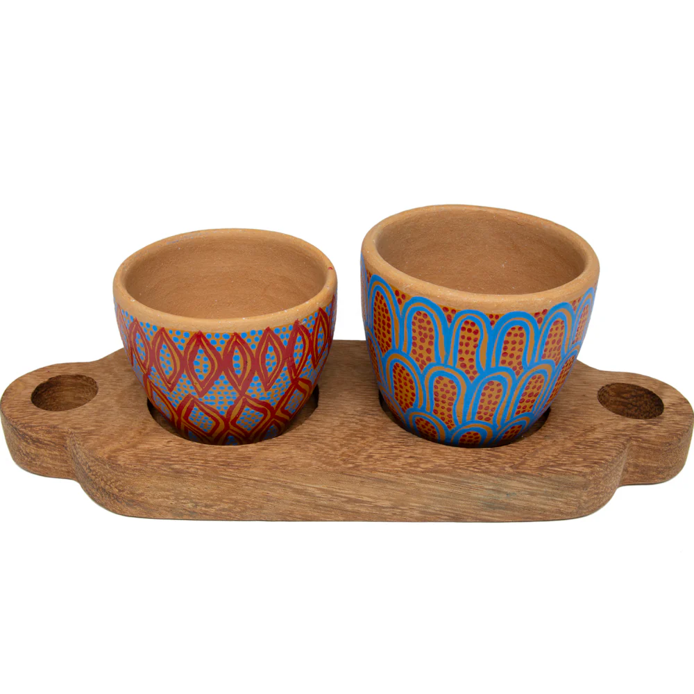 3 Piece Entertaining Serving Set with Parota Tray - Image 25