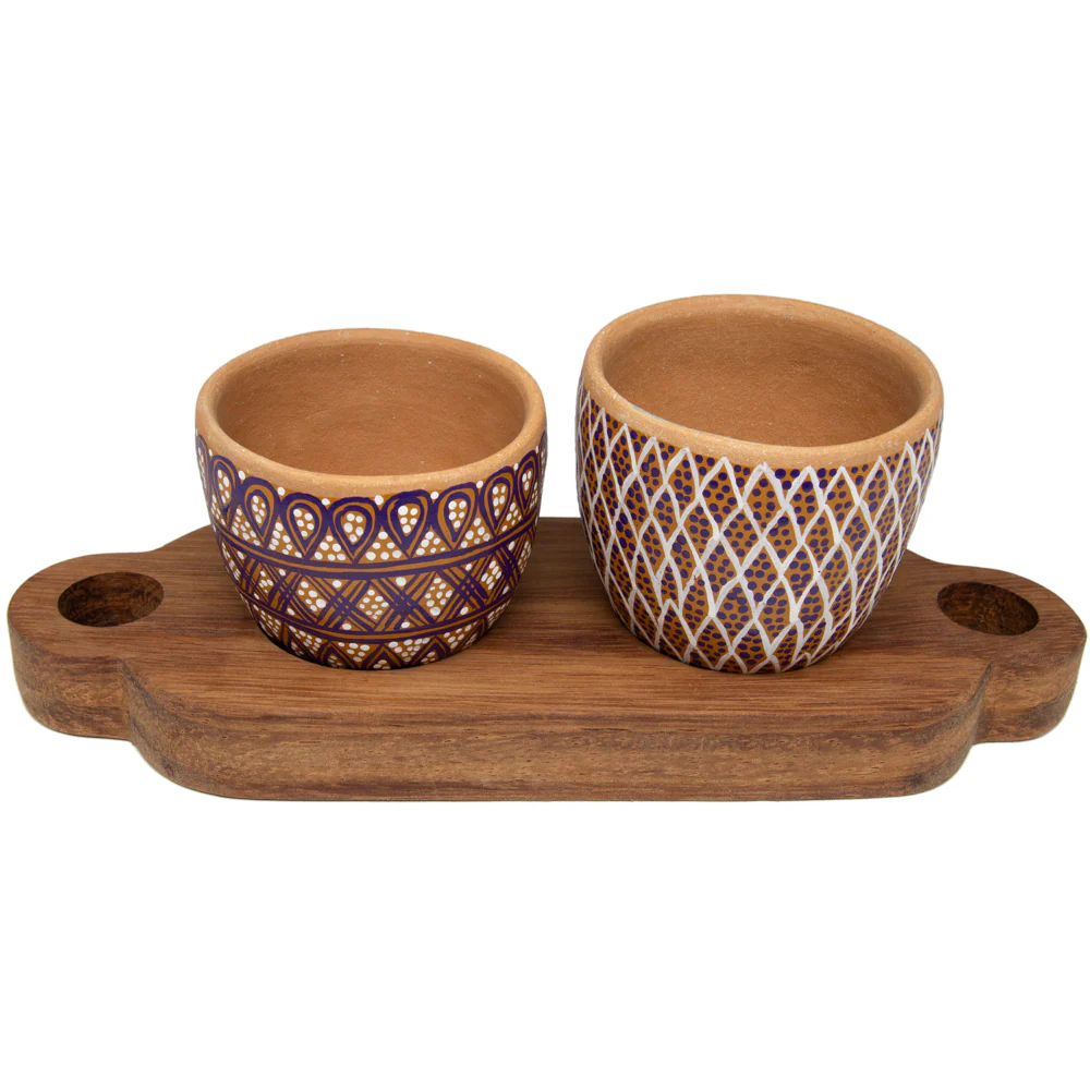 3 Piece Entertaining Serving Set with Parota Tray - Image 26
