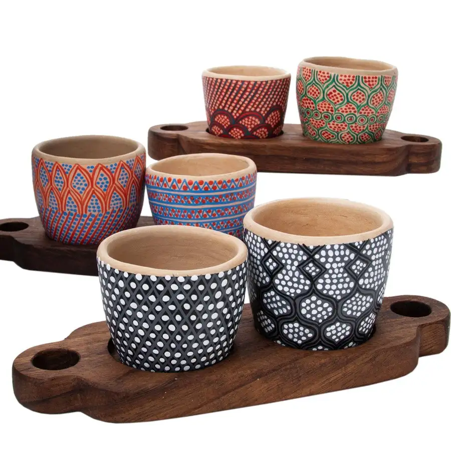 3 Piece Entertaining Serving Set with Parota Tray - Image 6