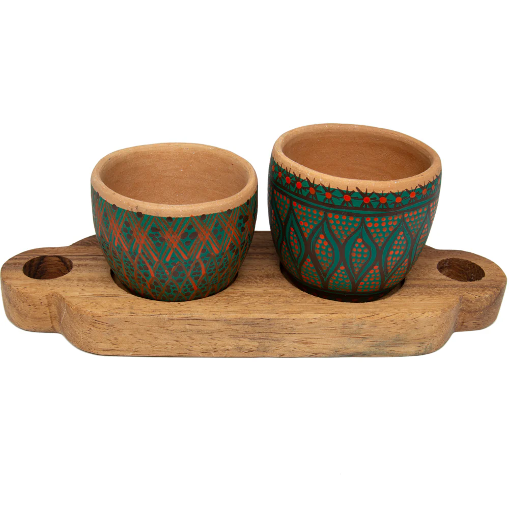 3 Piece Entertaining Serving Set with Parota Tray - Image 8