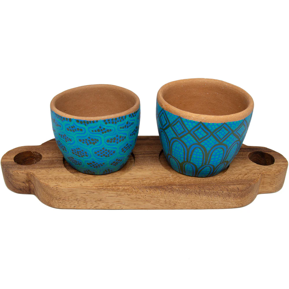 3 Piece Entertaining Serving Set with Parota Tray - Image 9