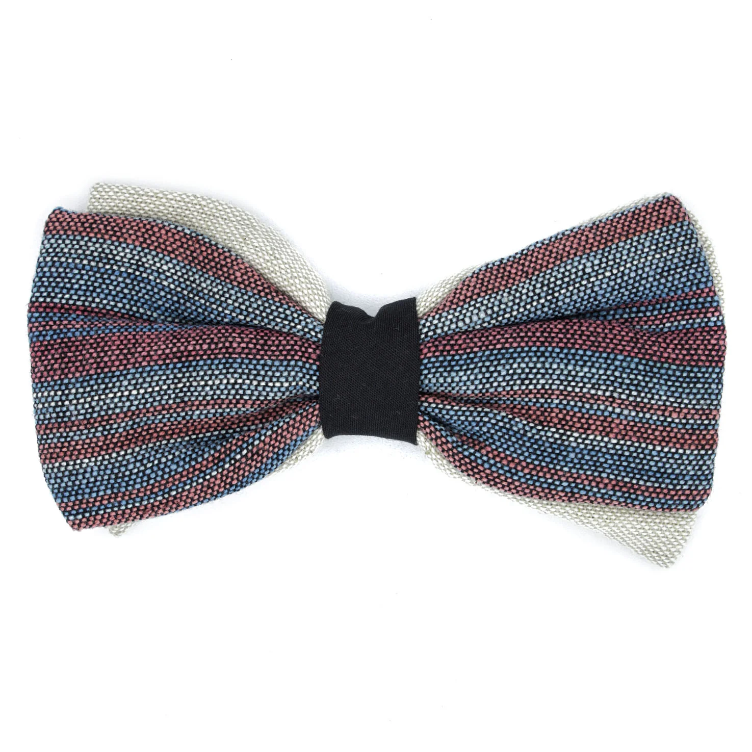 Artisanal Clip-on Fabric Bow Tie - Image 10