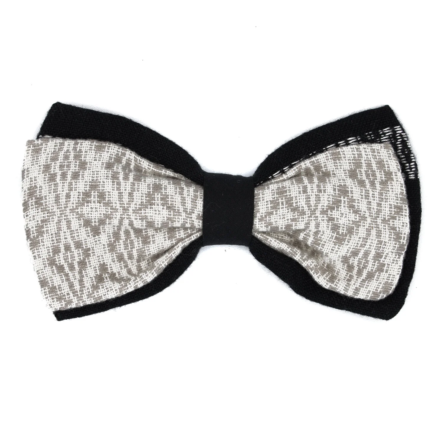 Artisanal Clip-on Fabric Bow Tie - Image 11