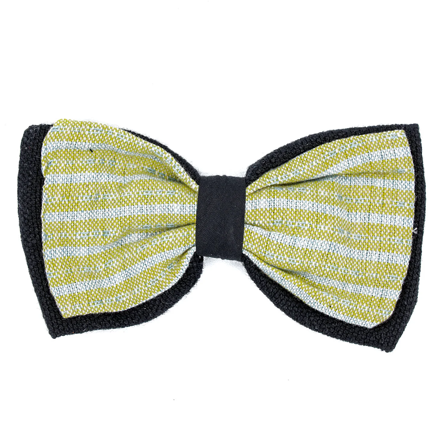 Artisanal Clip-on Fabric Bow Tie - Image 9