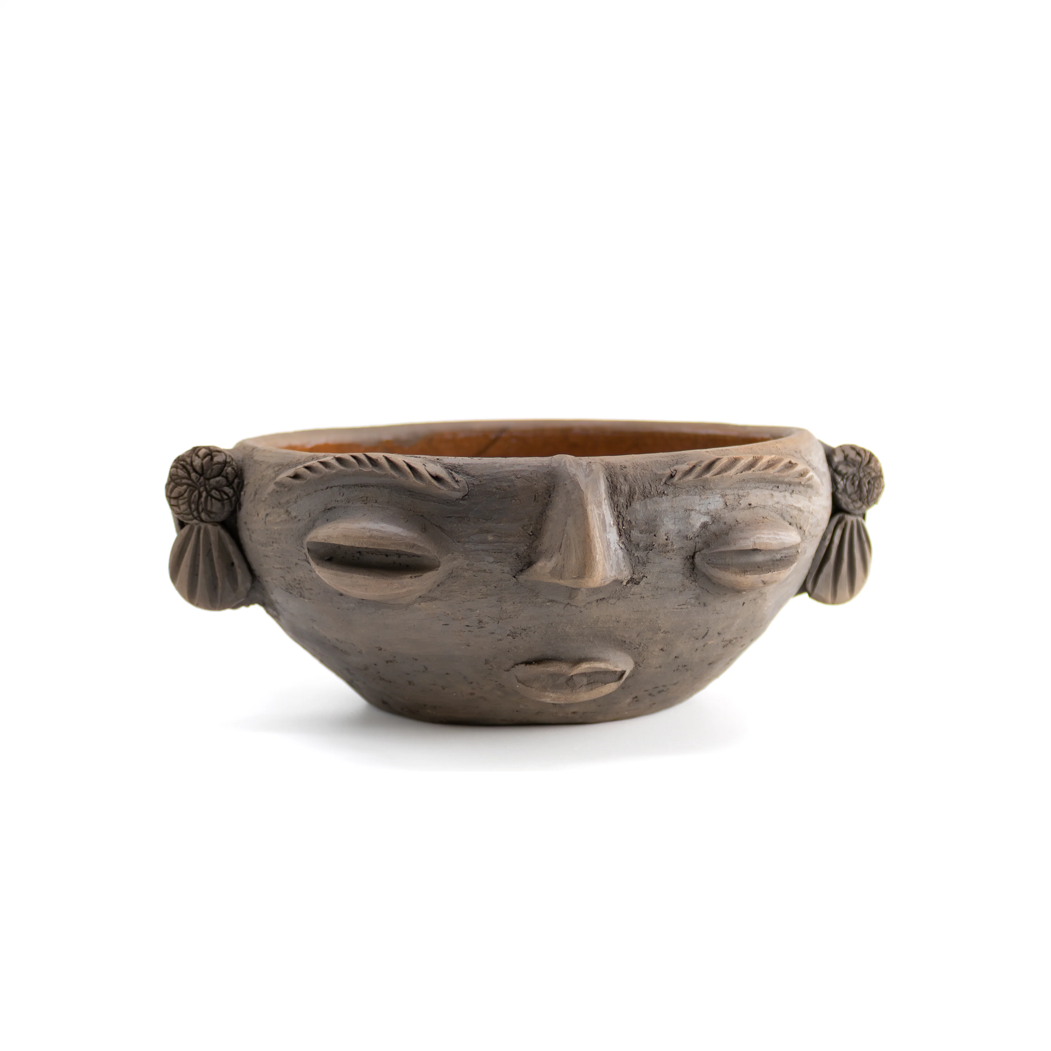 Atzompa Face Clay Bowl - Image 4