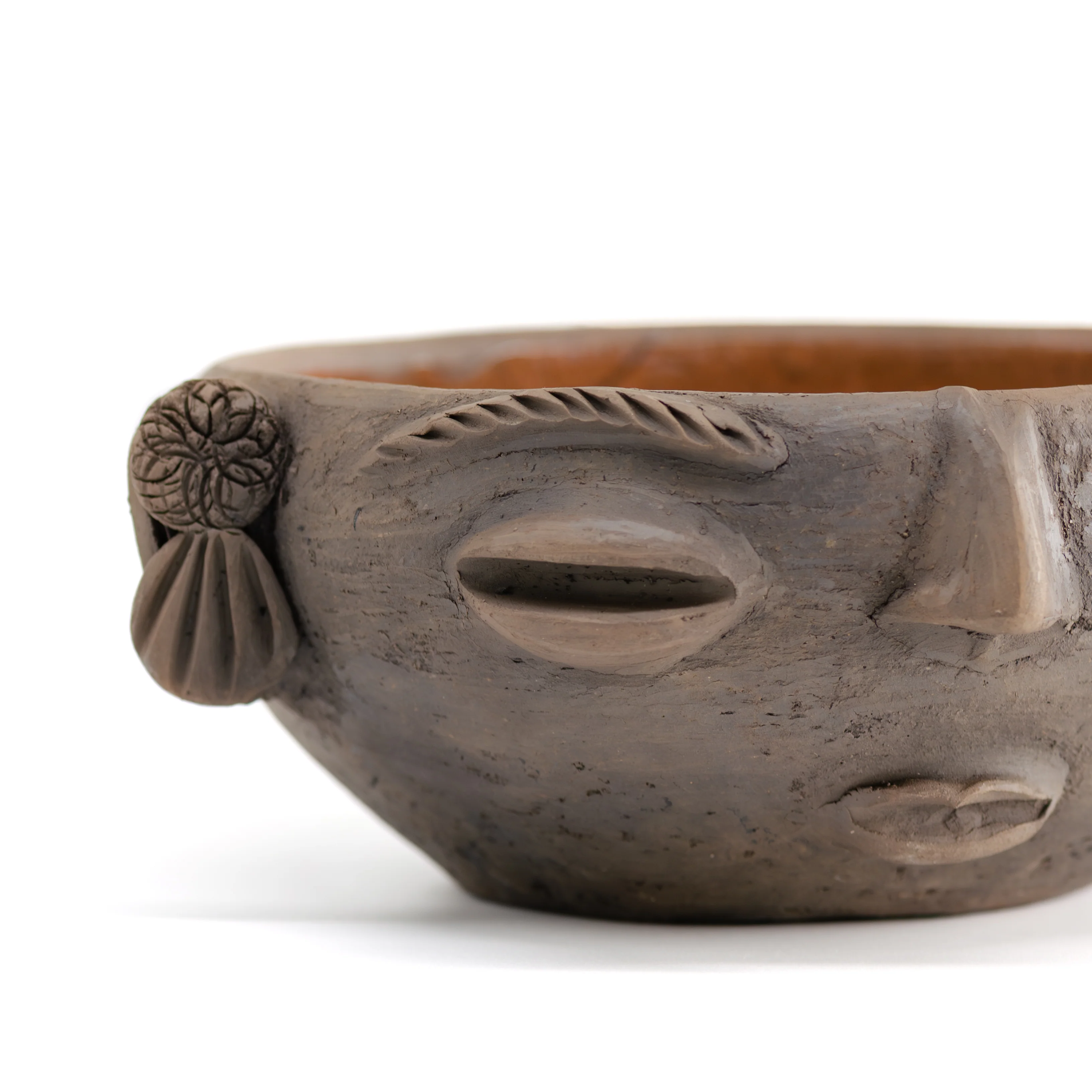 Atzompa Face Clay Bowl - Image 8