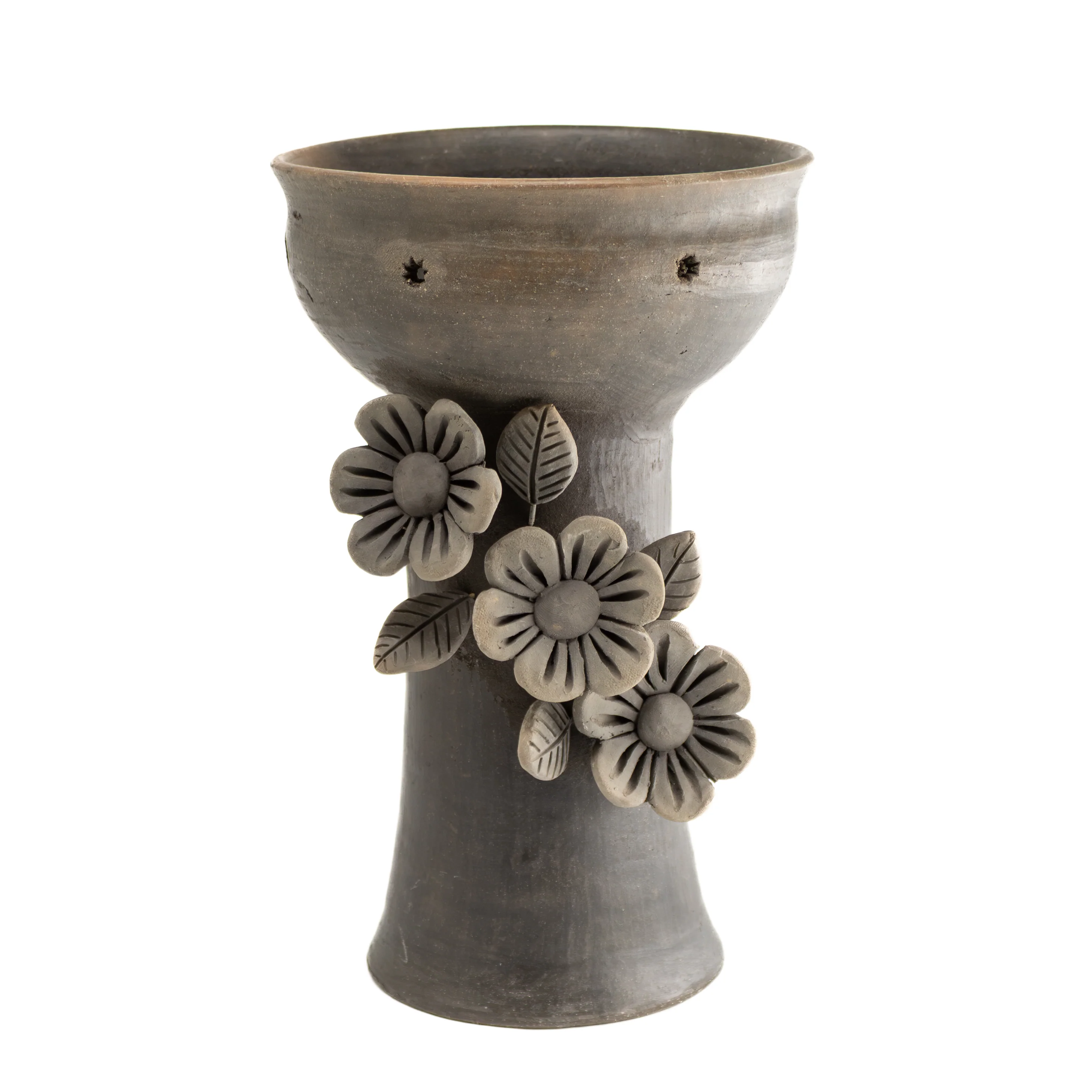 Atzompa Flower Clay Copalera, Incense Holder - Image 7