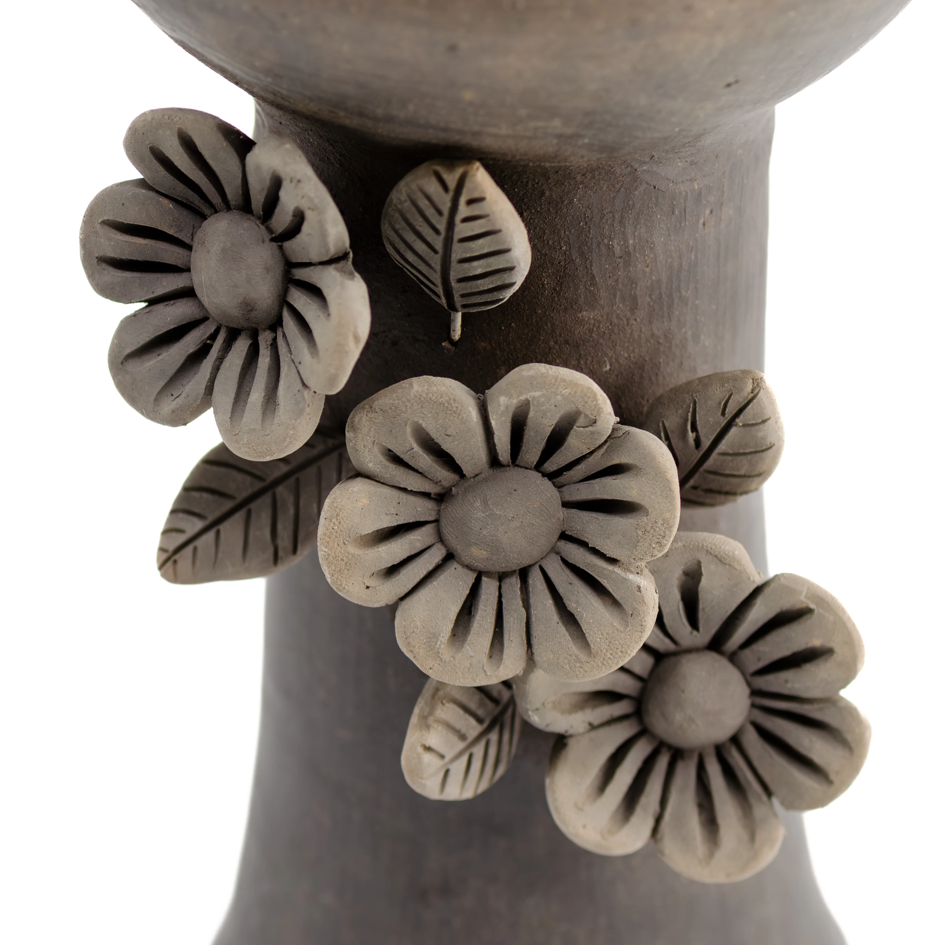 Atzompa Flower Clay Copalera, Incense Holder - Image 9