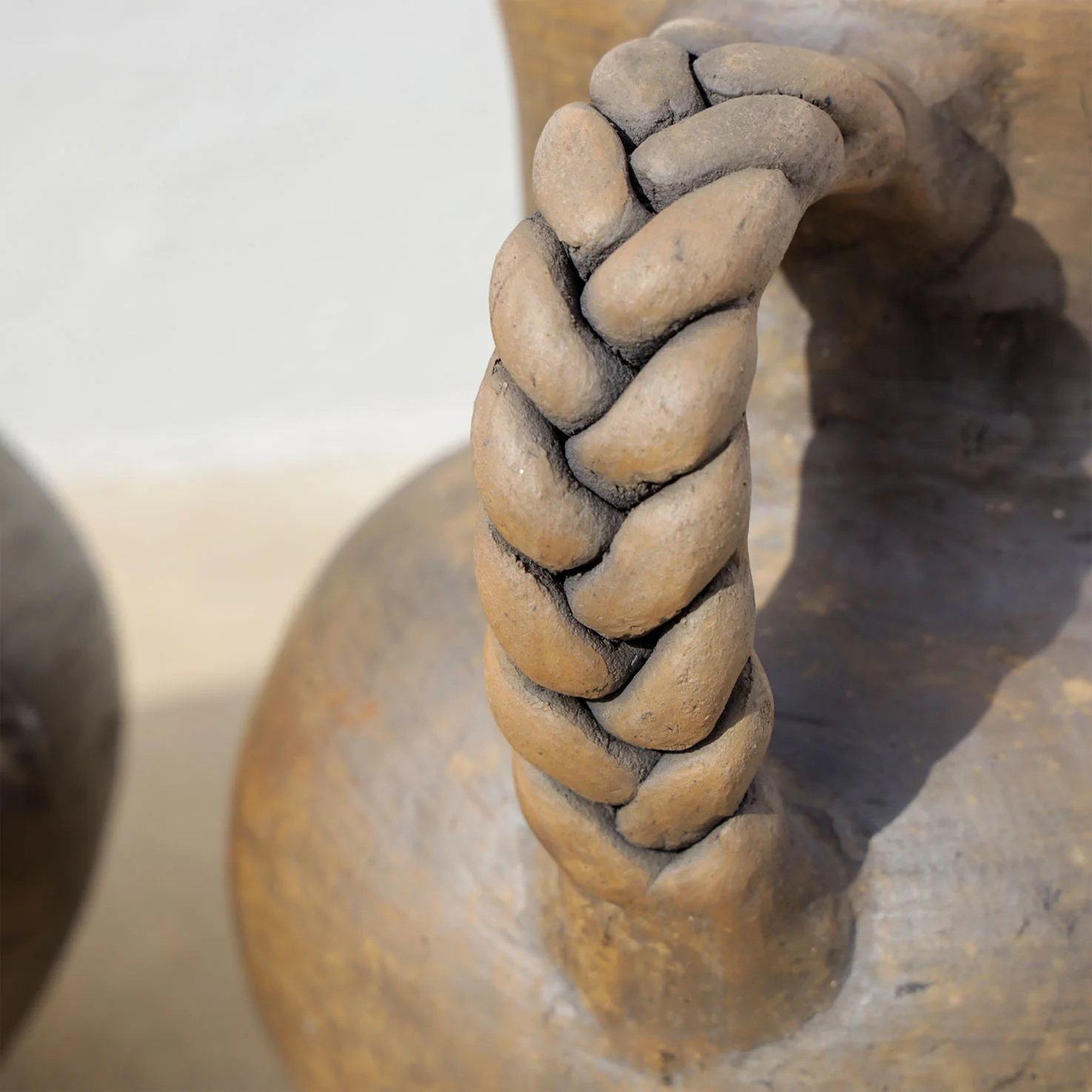 Atzompa Portrait Face Clay Pitcher - Image 3