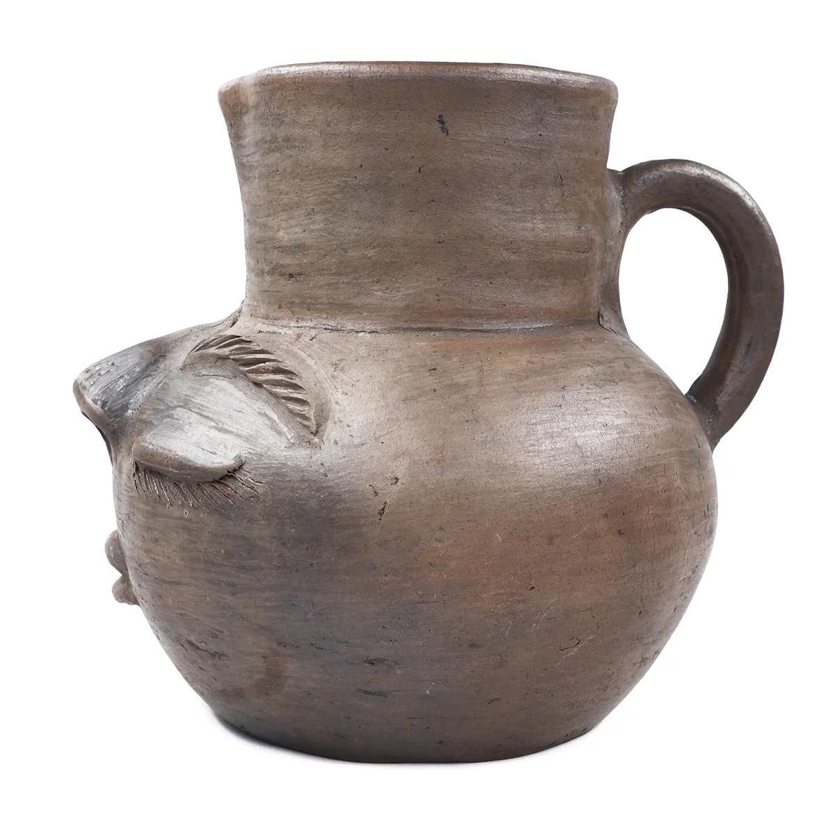 Atzompa Portrait Face Clay Pitcher - Image 9
