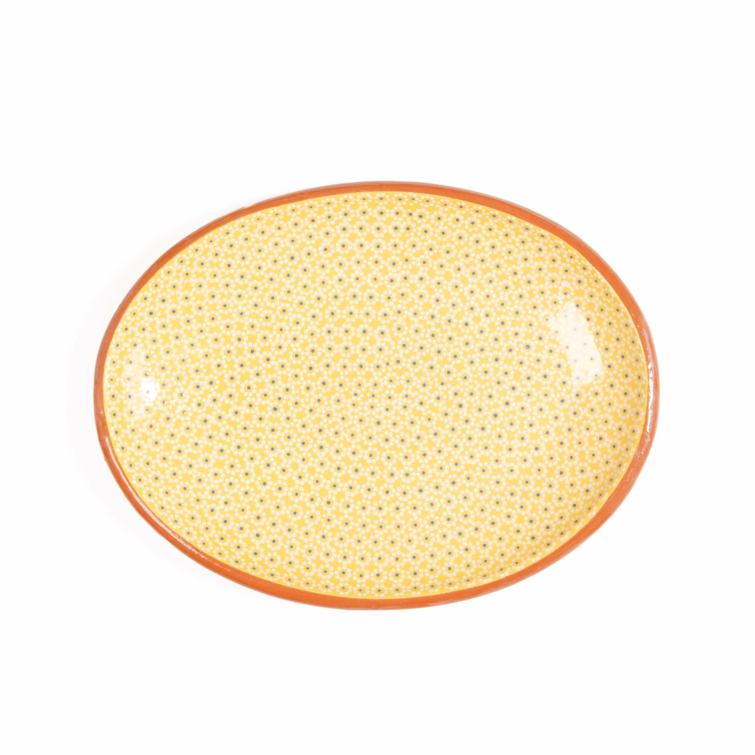 Capula Hand-Painted Clay Serving Platter - Image 12