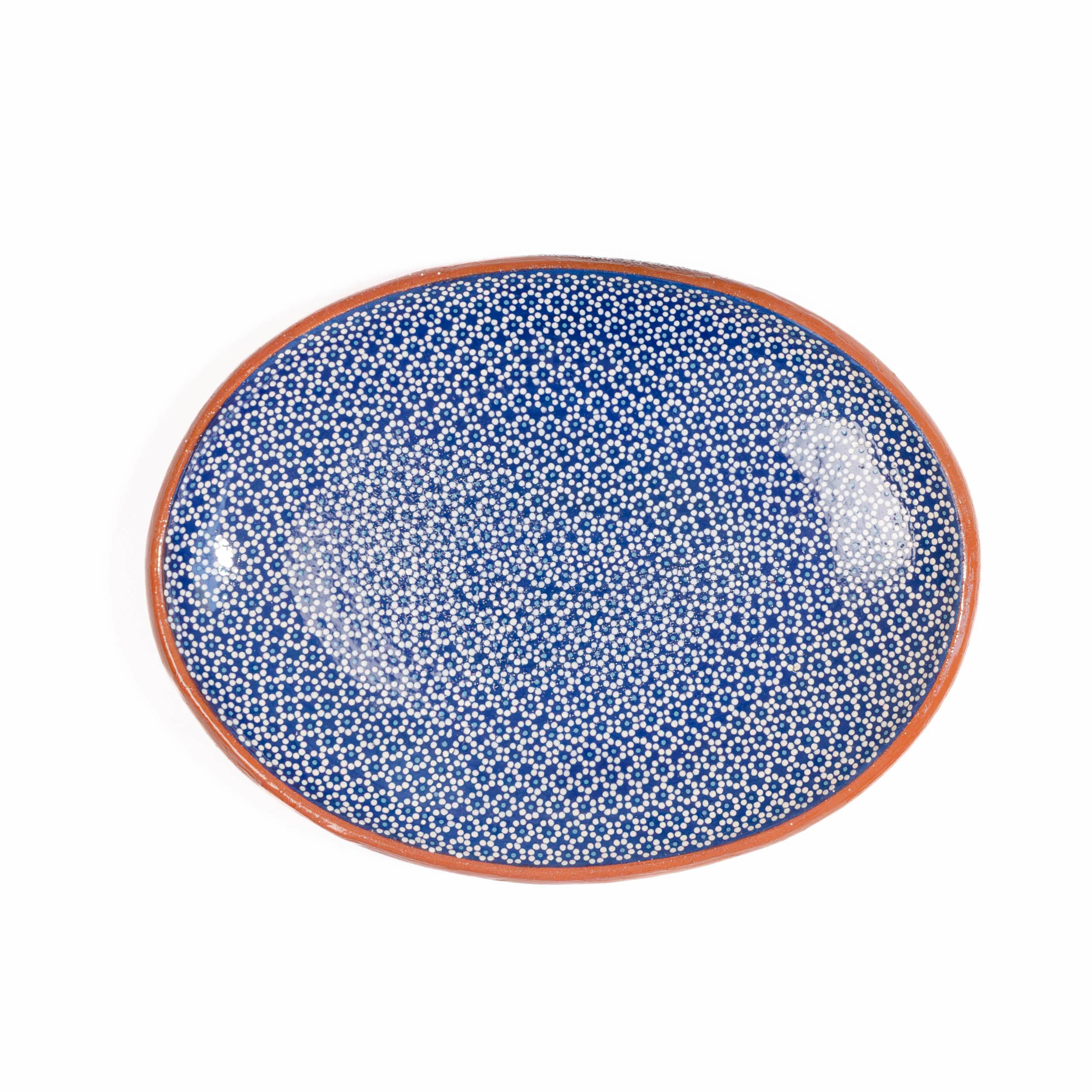 Capula Hand-Painted Clay Serving Platter - Image 9