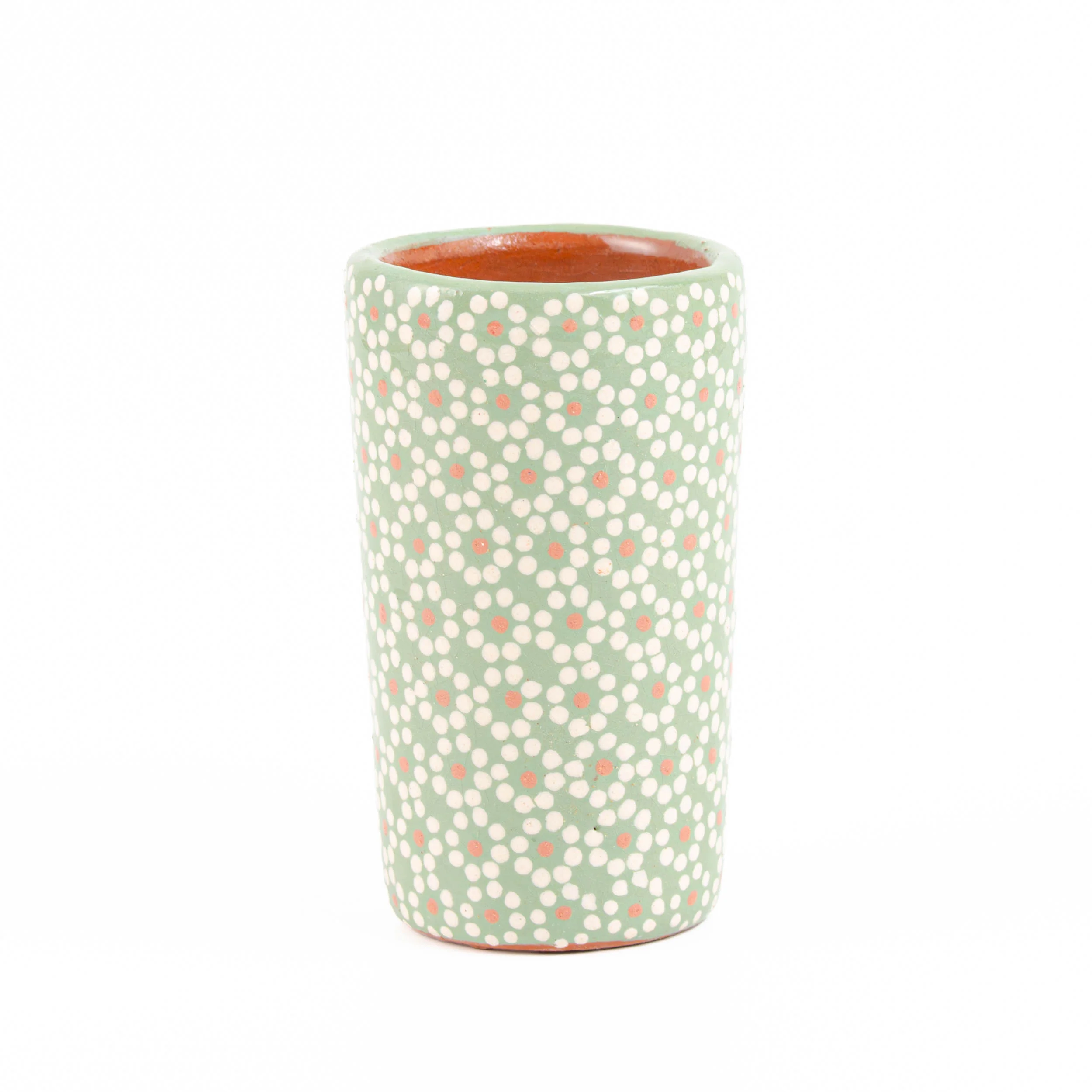 Capula Hand-Painted Clay Shot Glass - Image 10