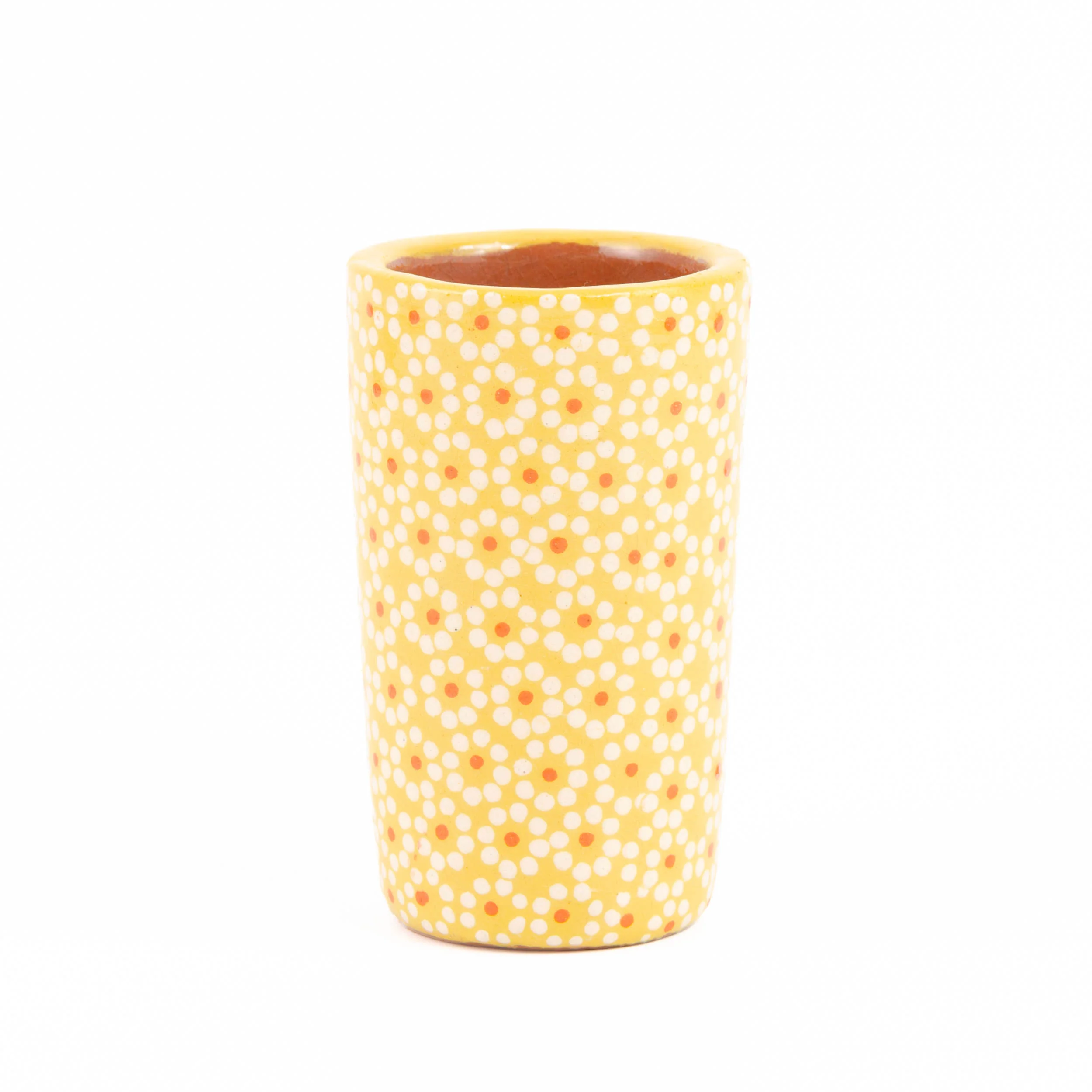 Capula Hand-Painted Clay Shot Glass - Image 13