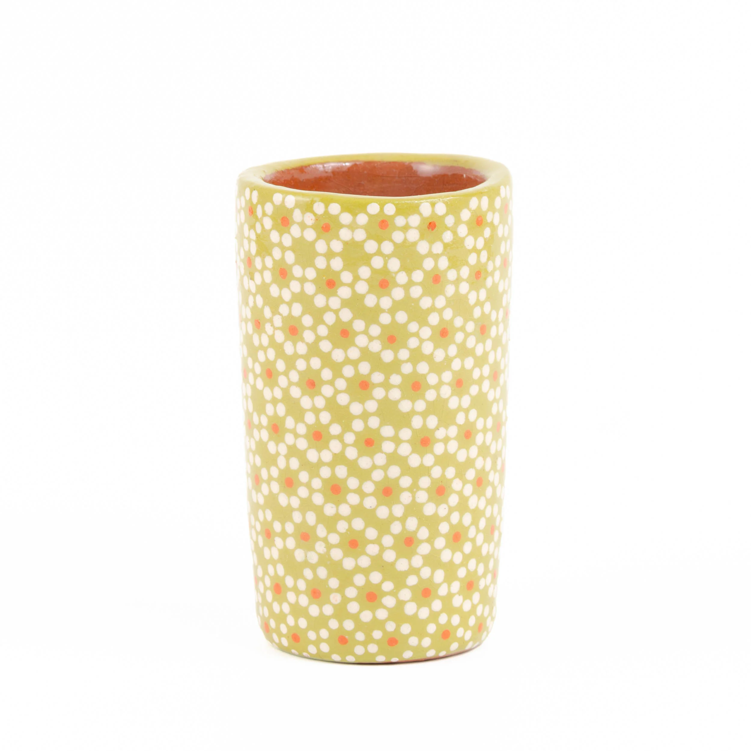 Capula Hand-Painted Clay Shot Glass - Image 17