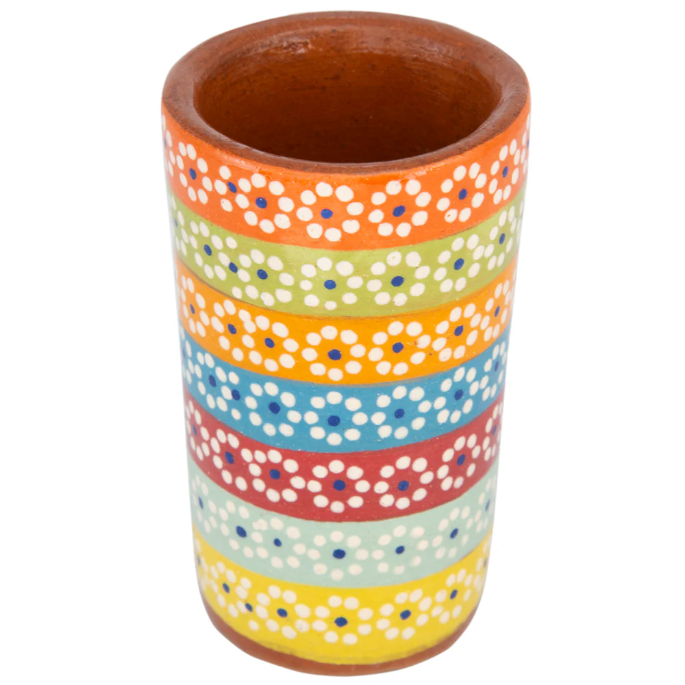 Capula Hand-Painted Clay Shot Glass - Image 6