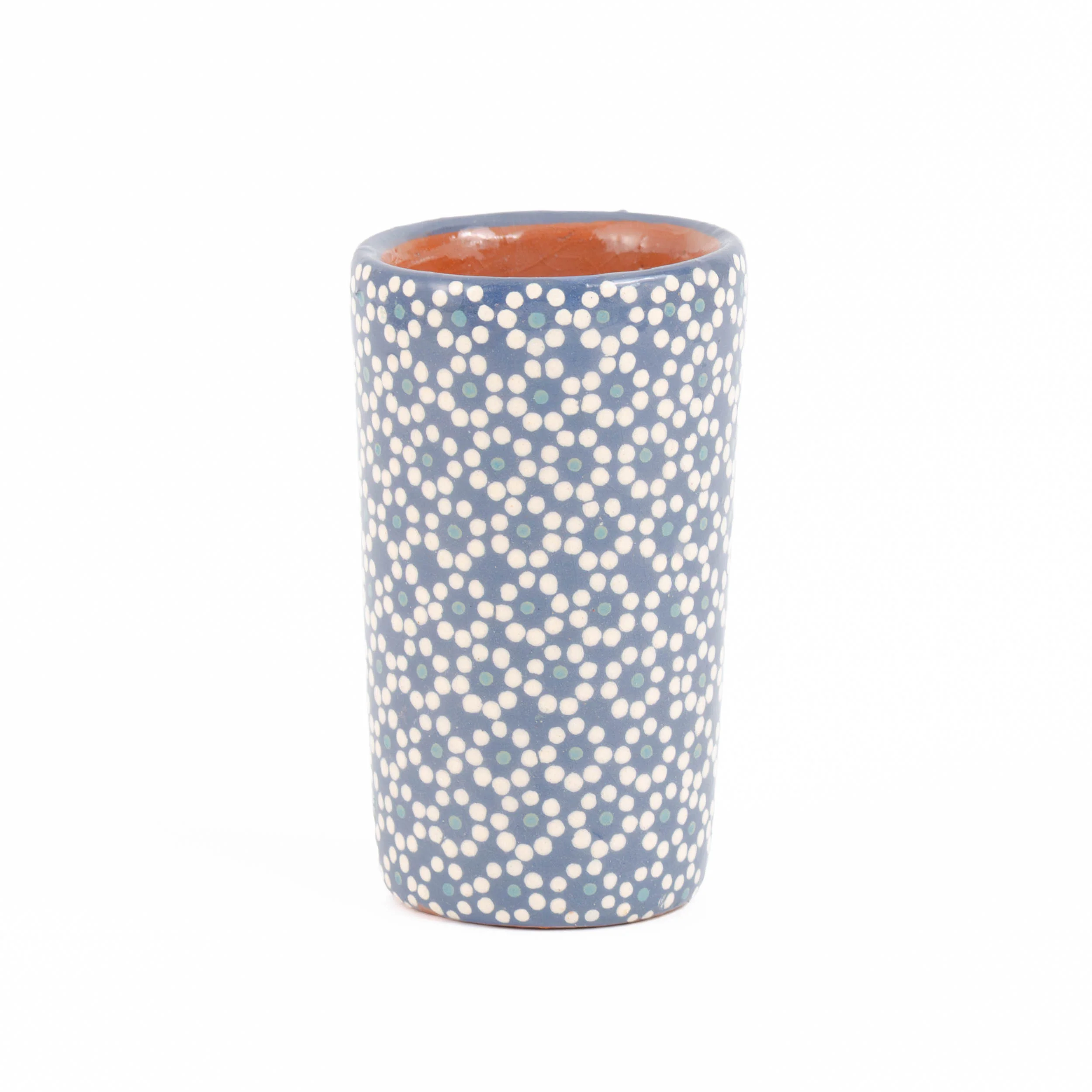 Capula Hand-Painted Clay Shot Glass - Image 8