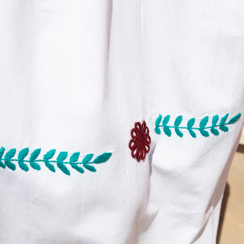 Carranza 3/4 Sleeve Embroidered Midi Dress - Image 6