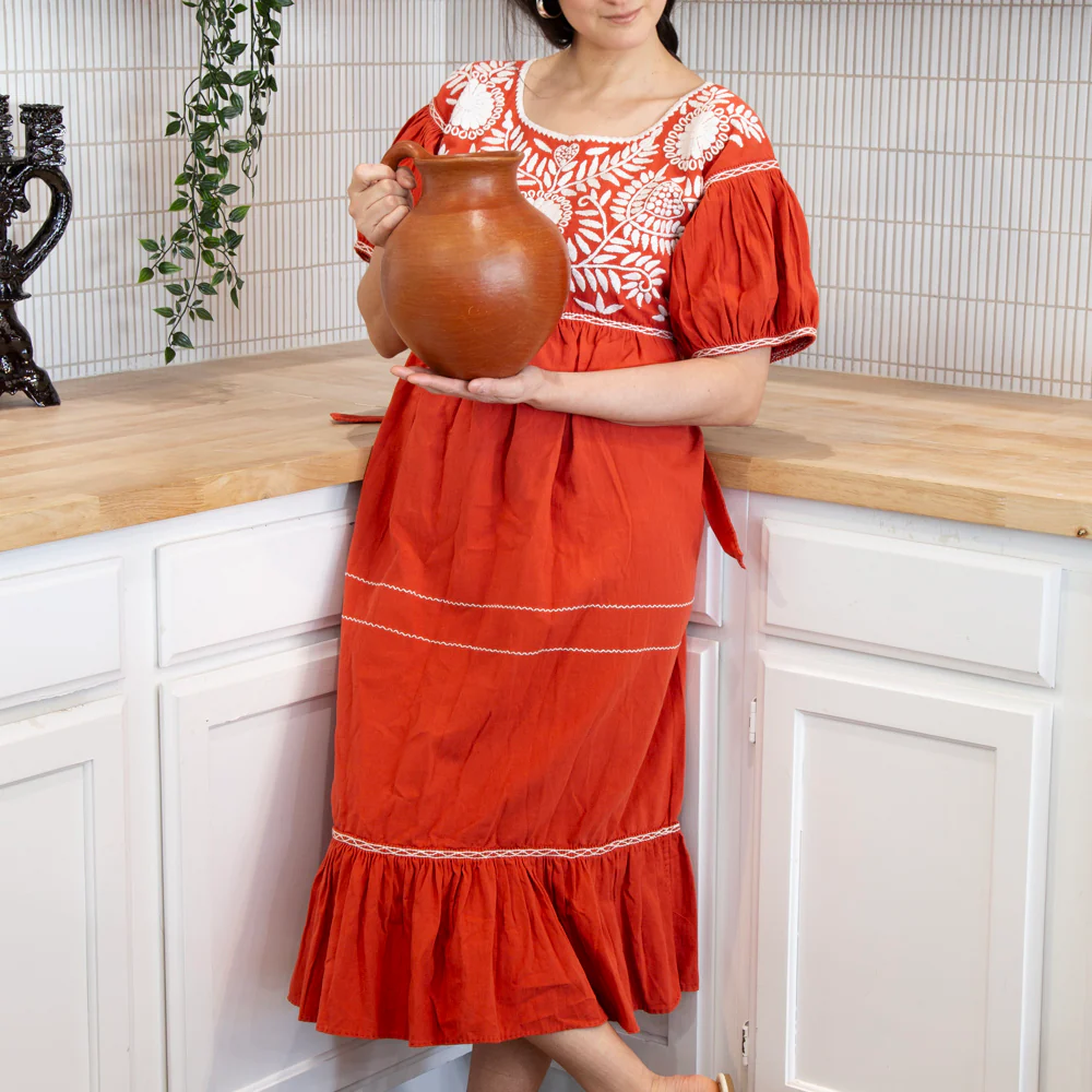 Carranza Short Sleeve Embroidered Dress - Image 7