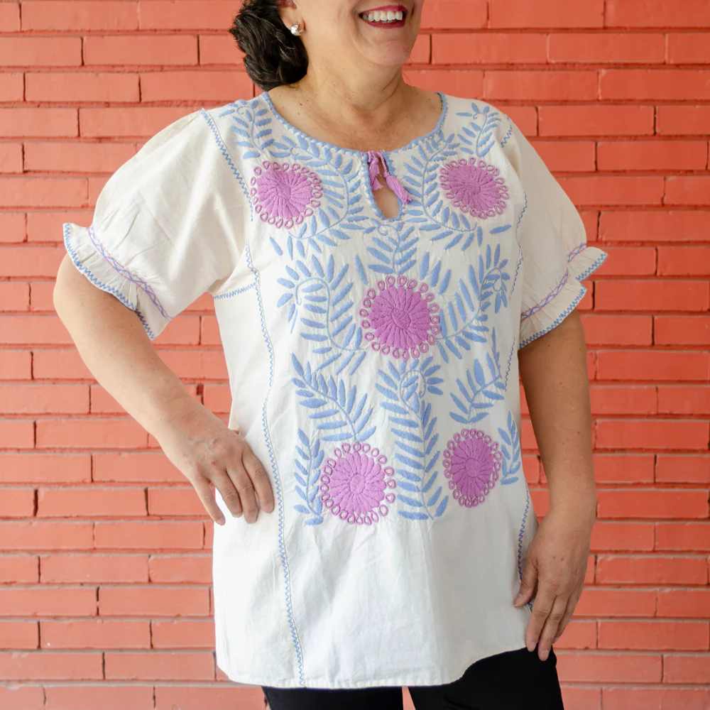 Carranza Eyelet Embroidered Blouse - Image 13