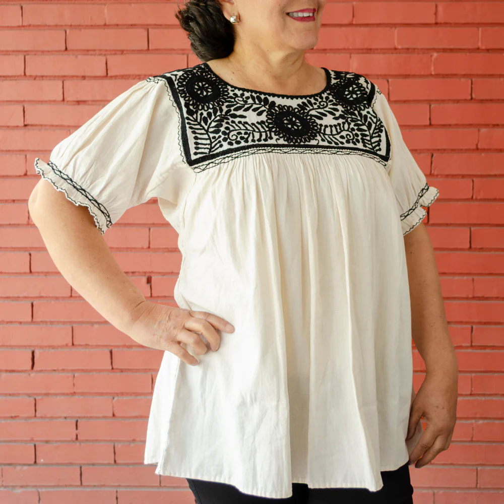 Carranza Eyelet Embroidered Blouse - Image 16