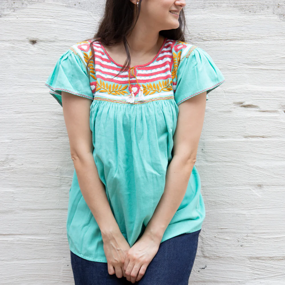 Carranza Eyelet Embroidered Blouse - Image 6