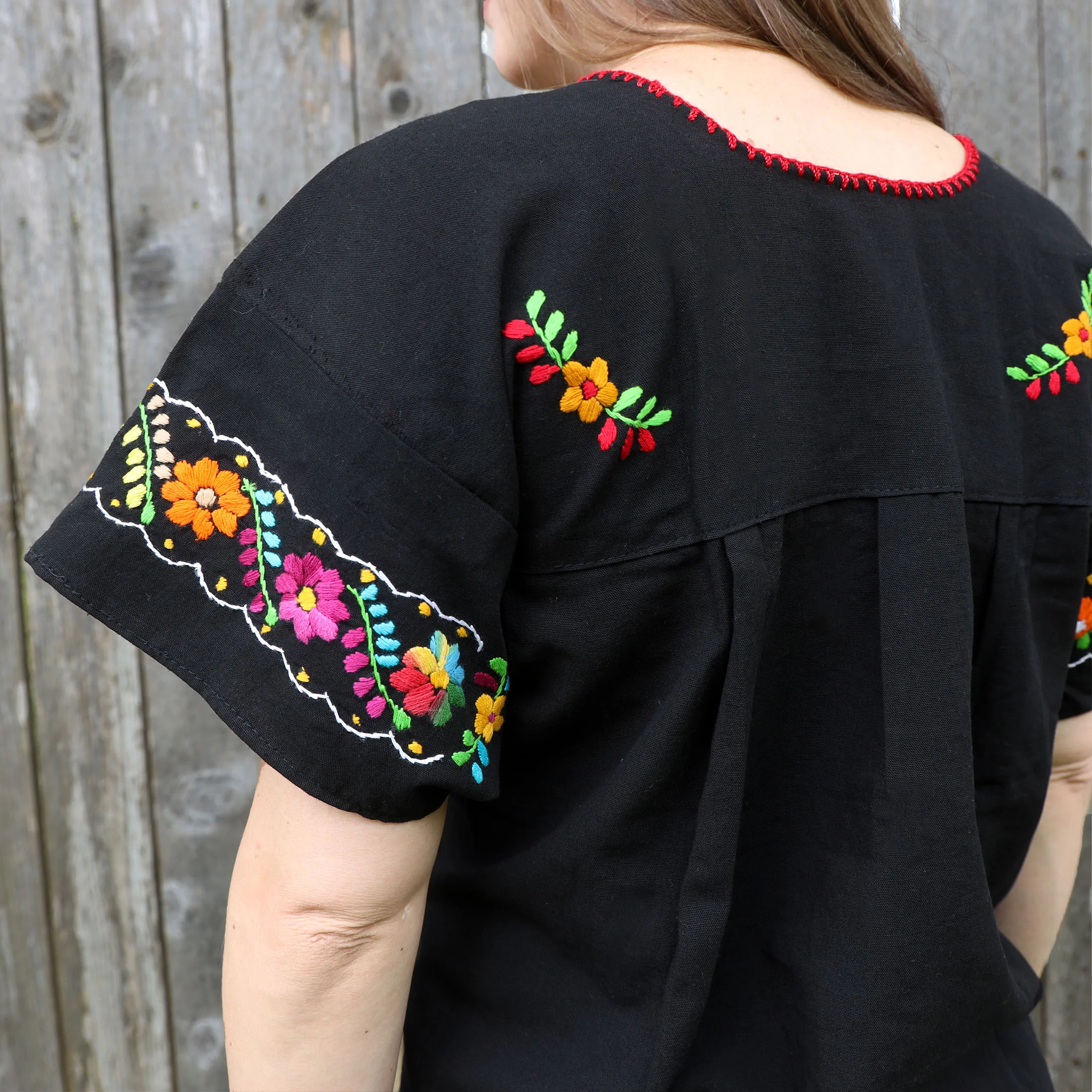 Chilac Embroidered Mexican Blouse - Image 19