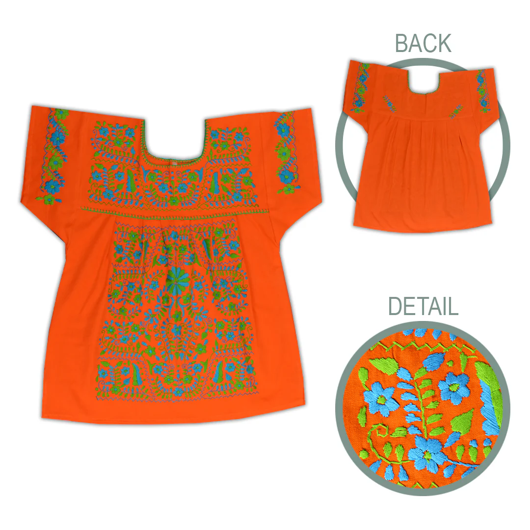 Chilac Embroidered Mexican Blouse - Image 20