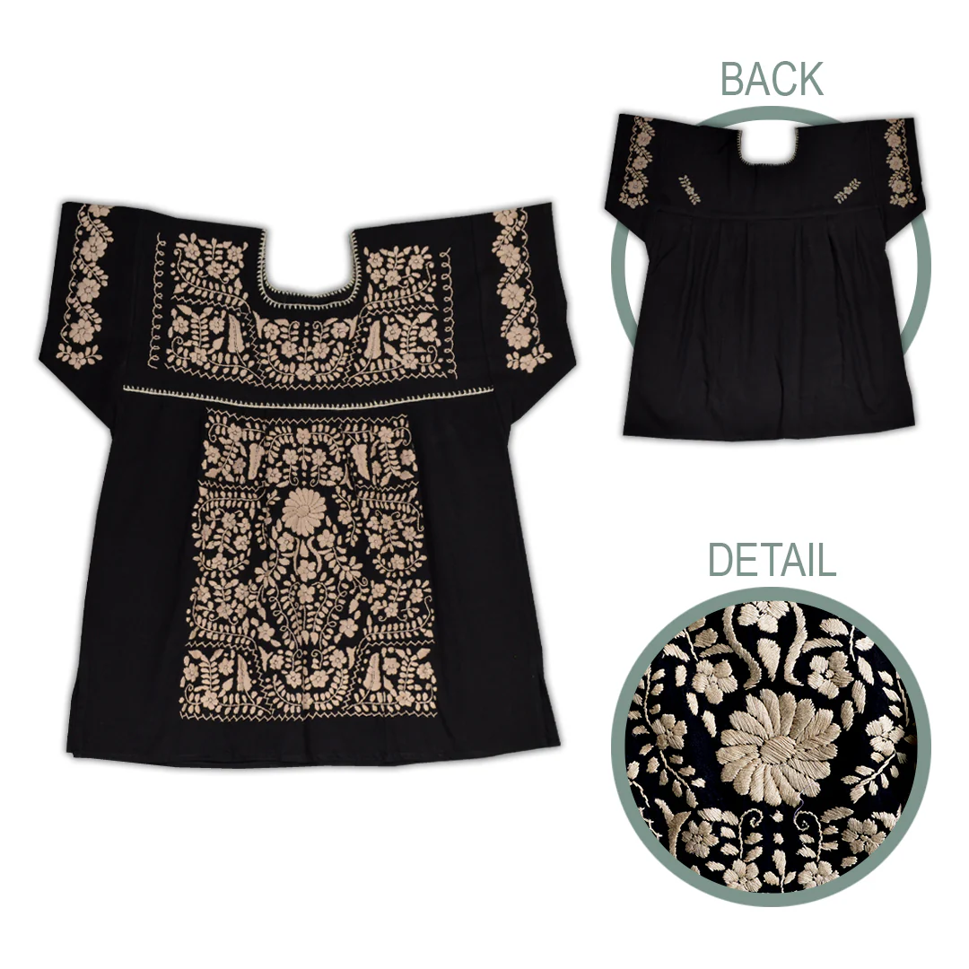 Chilac Embroidered Mexican Blouse - Image 22