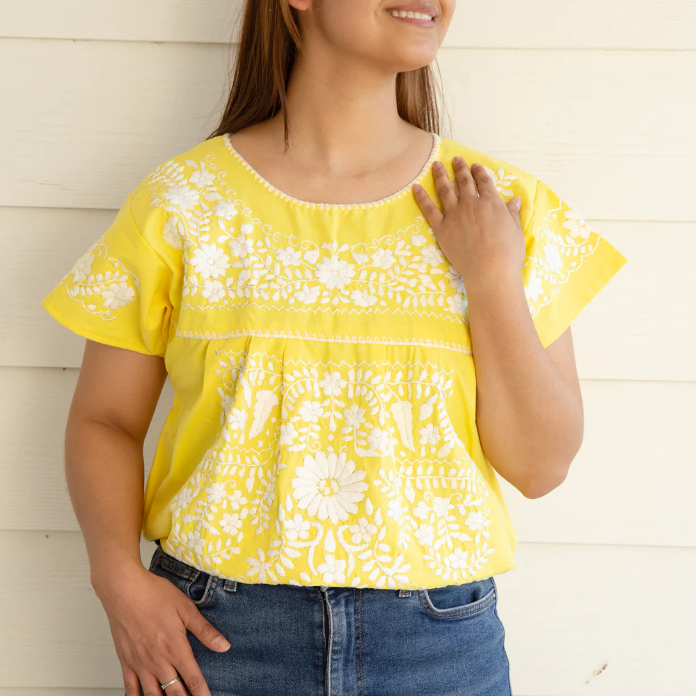 Chilac Embroidered Mexican Blouse - Image 26