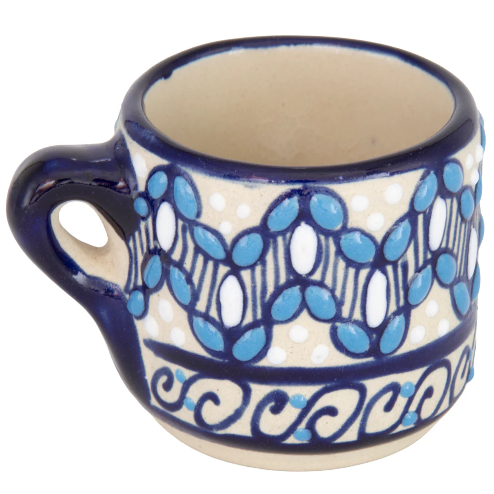 Coyoacán Hand-Painted Ceramic Espresso Mug - Image 6