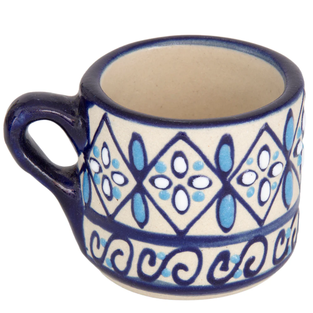 Coyoacán Hand-Painted Ceramic Espresso Mug - Image 7