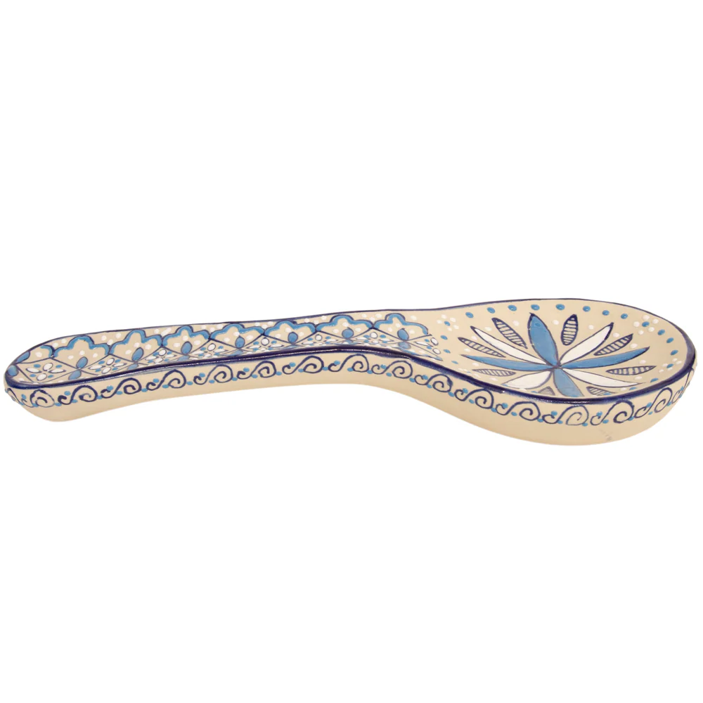 Coyoacán Hand-Painted Ceramic Spoon Rest - Image 5