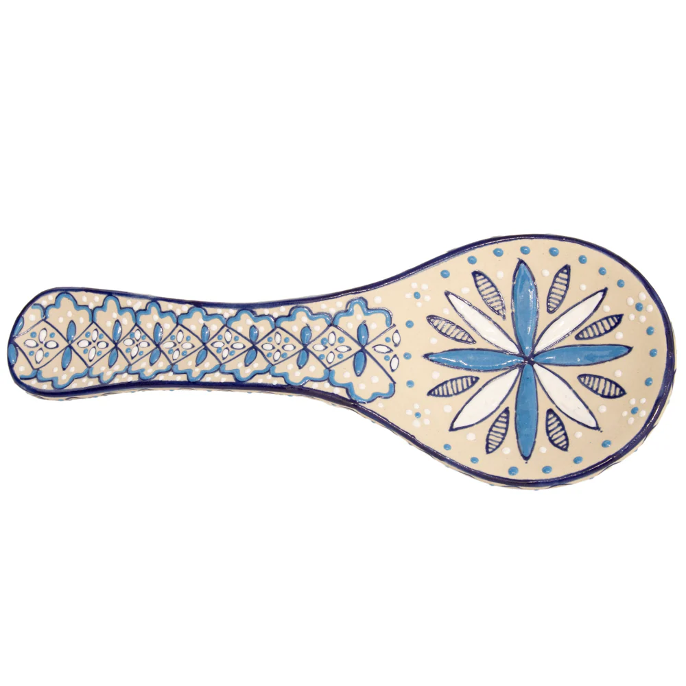 Coyoacán Hand-Painted Ceramic Spoon Rest - Image 7