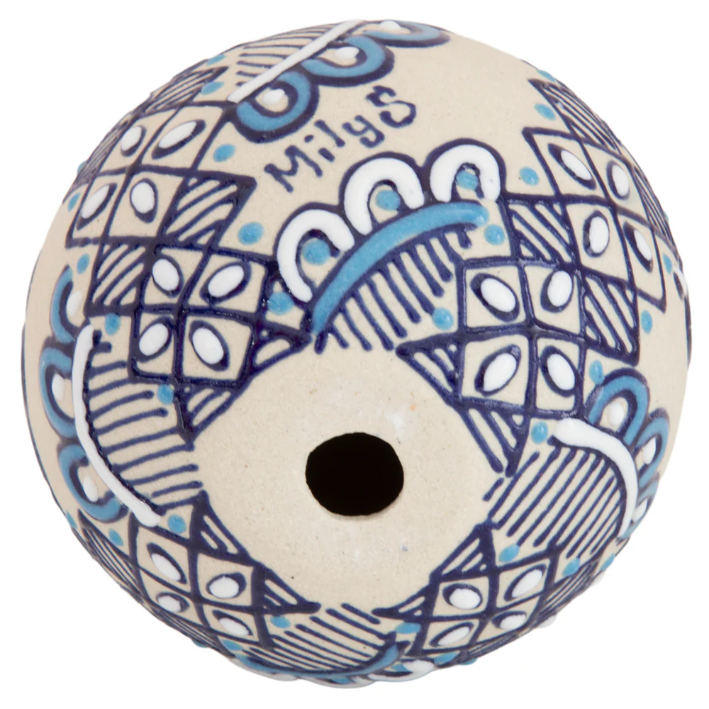 Coyoacán Hand-Painted Paperweight Sphere - Image 6