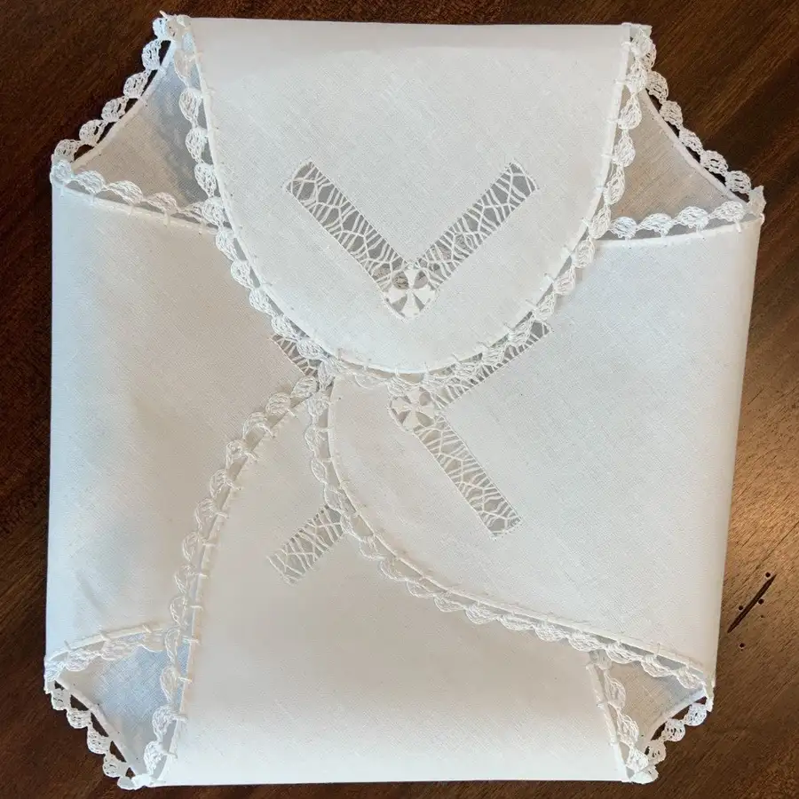 Deshilado Cotton Bread Basket Liner - Image 11