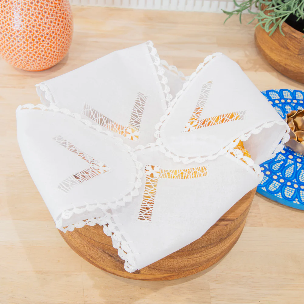 Deshilado Cotton Bread Basket Liner - Image 4