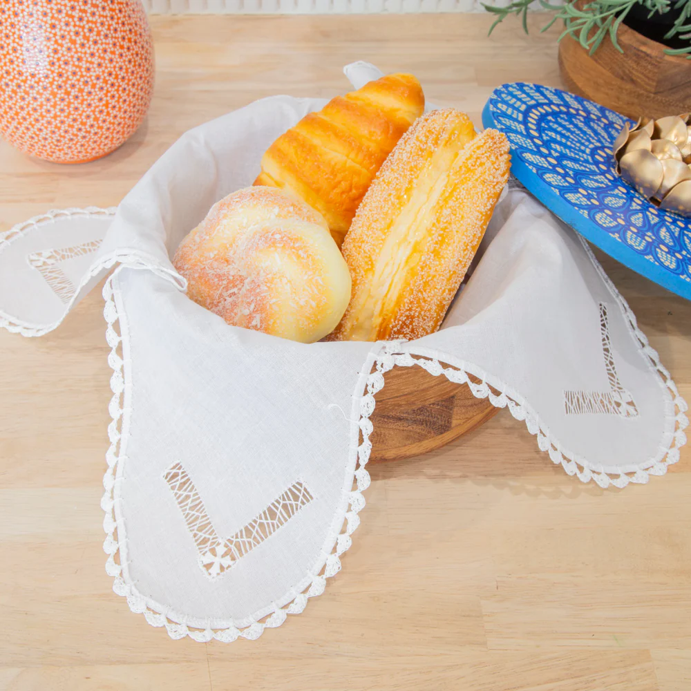 Deshilado Cotton Bread Basket Liner - Image 5