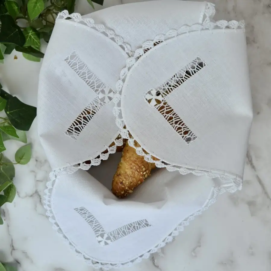 Deshilado Cotton Bread Basket Liner - Image 8