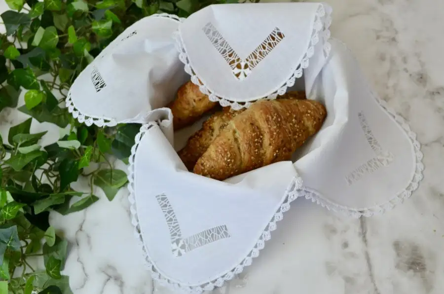 Deshilado Cotton Bread Basket Liner - Image 9