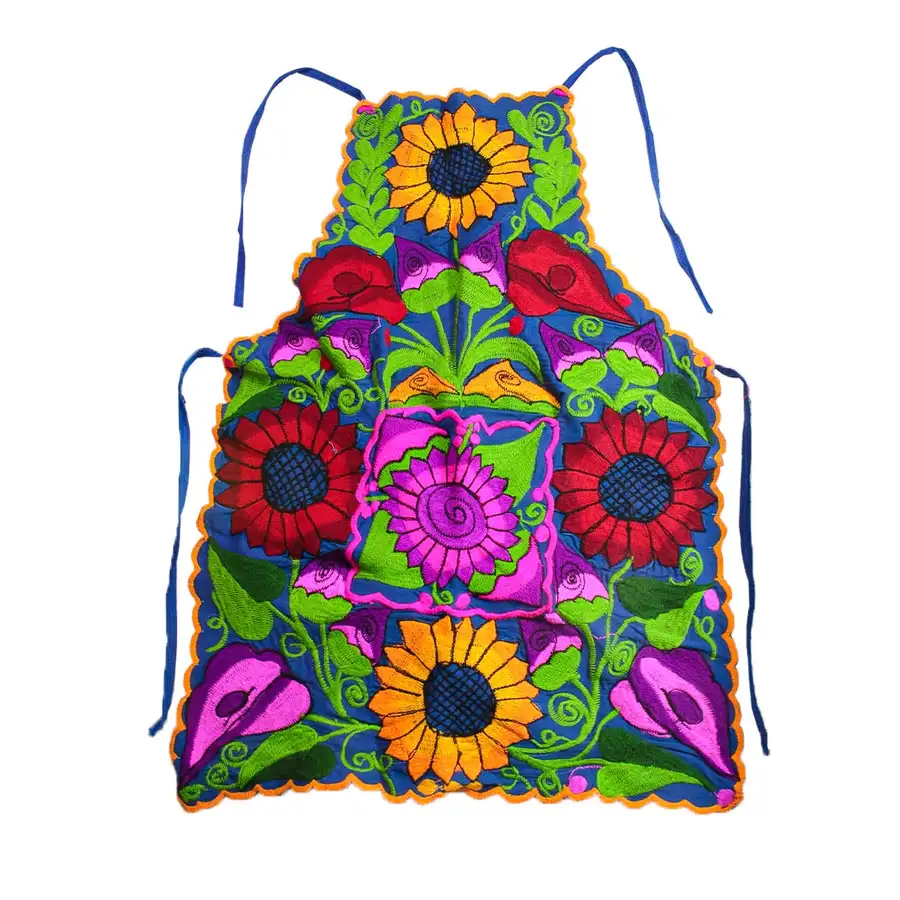 Embroidered Floral Apron - Image 10