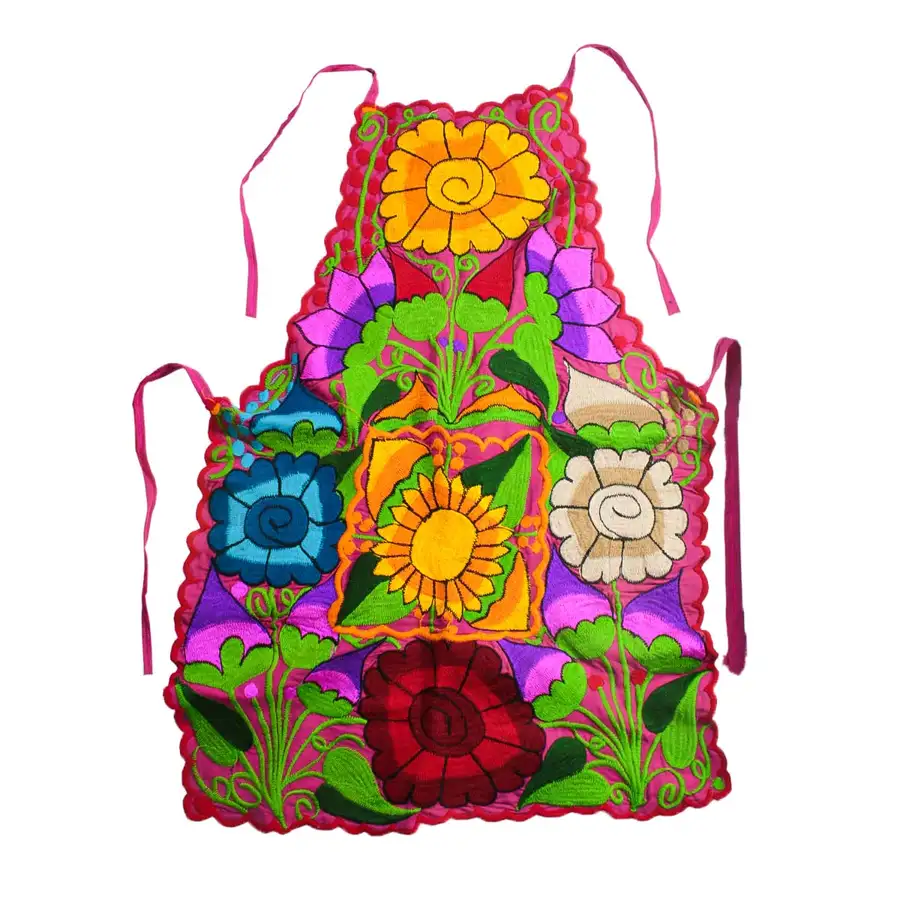 Embroidered Floral Apron - Image 11