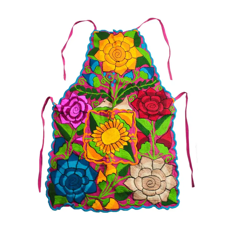 Embroidered Floral Apron - Image 12
