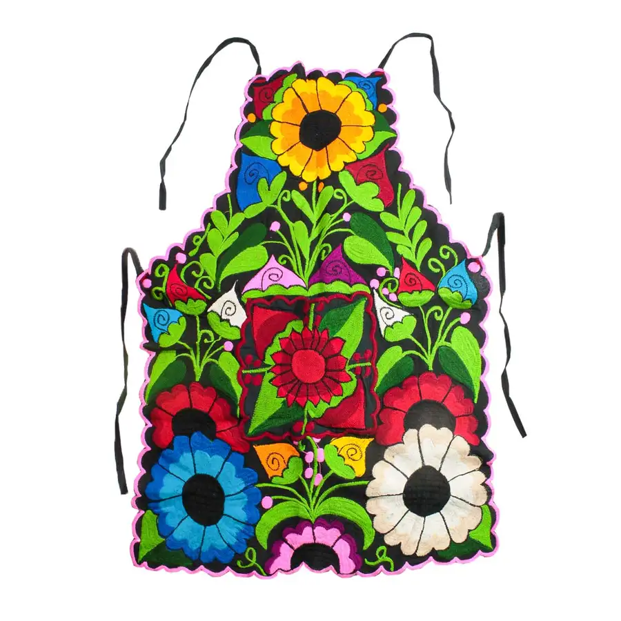 Embroidered Floral Apron - Image 13