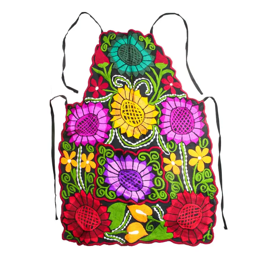 Embroidered Floral Apron - Image 14