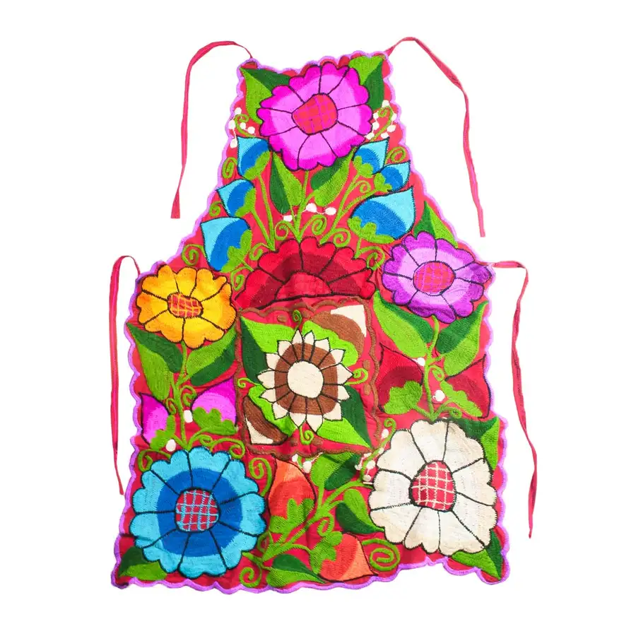 Embroidered Floral Apron - Image 15